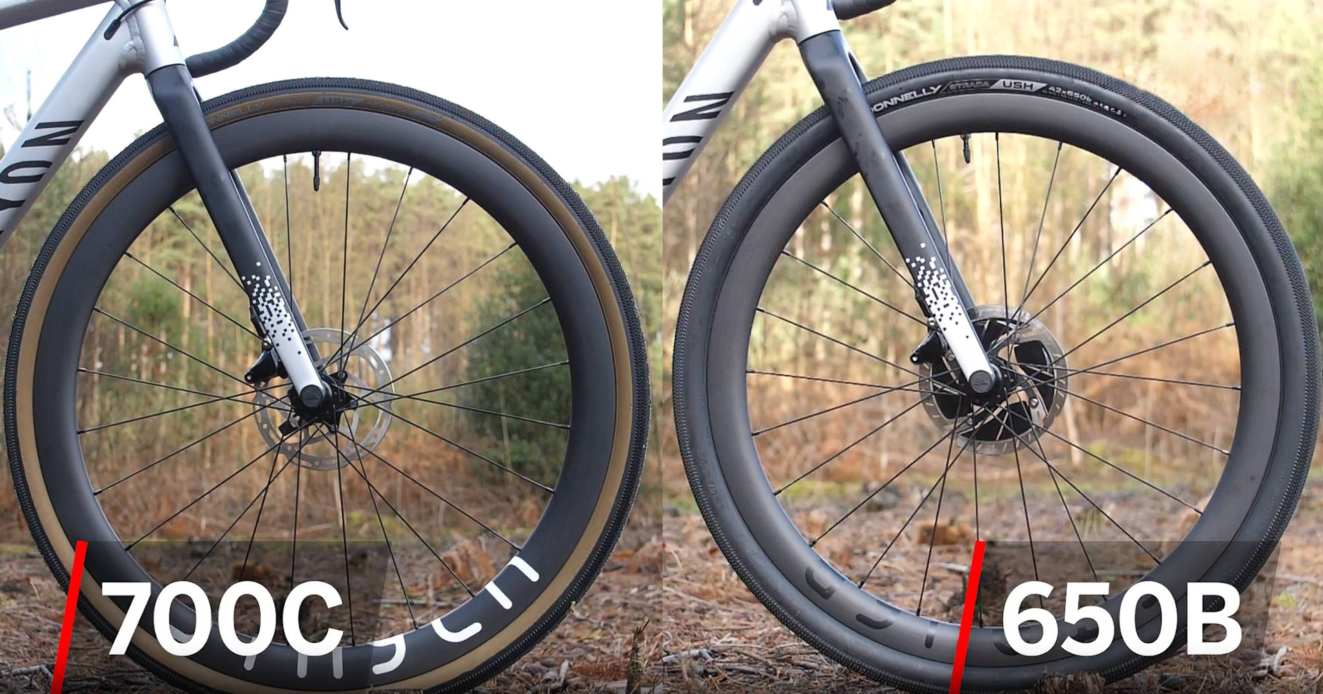 650B と 700c のホイールセット – ICAN サイクリング