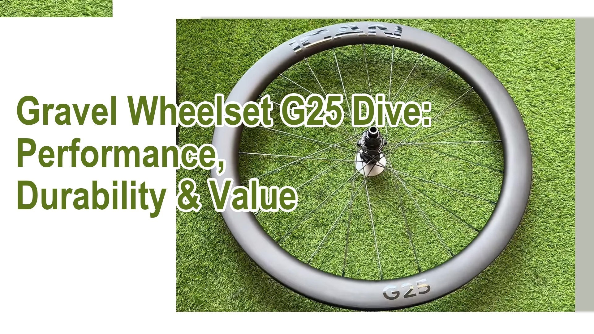 ICAN G25 カーボングラベルホイールセット レビュー by Andoni Arriaga