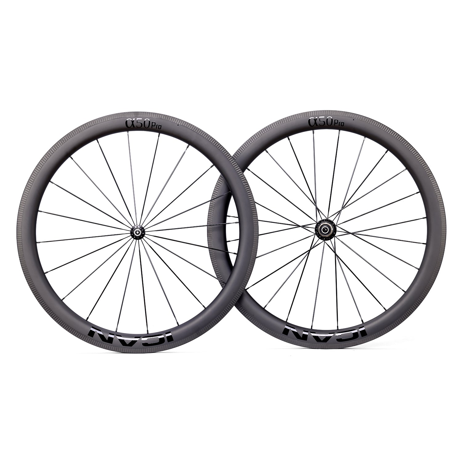 Alpha 50 pro rim brake wheels CN spoke