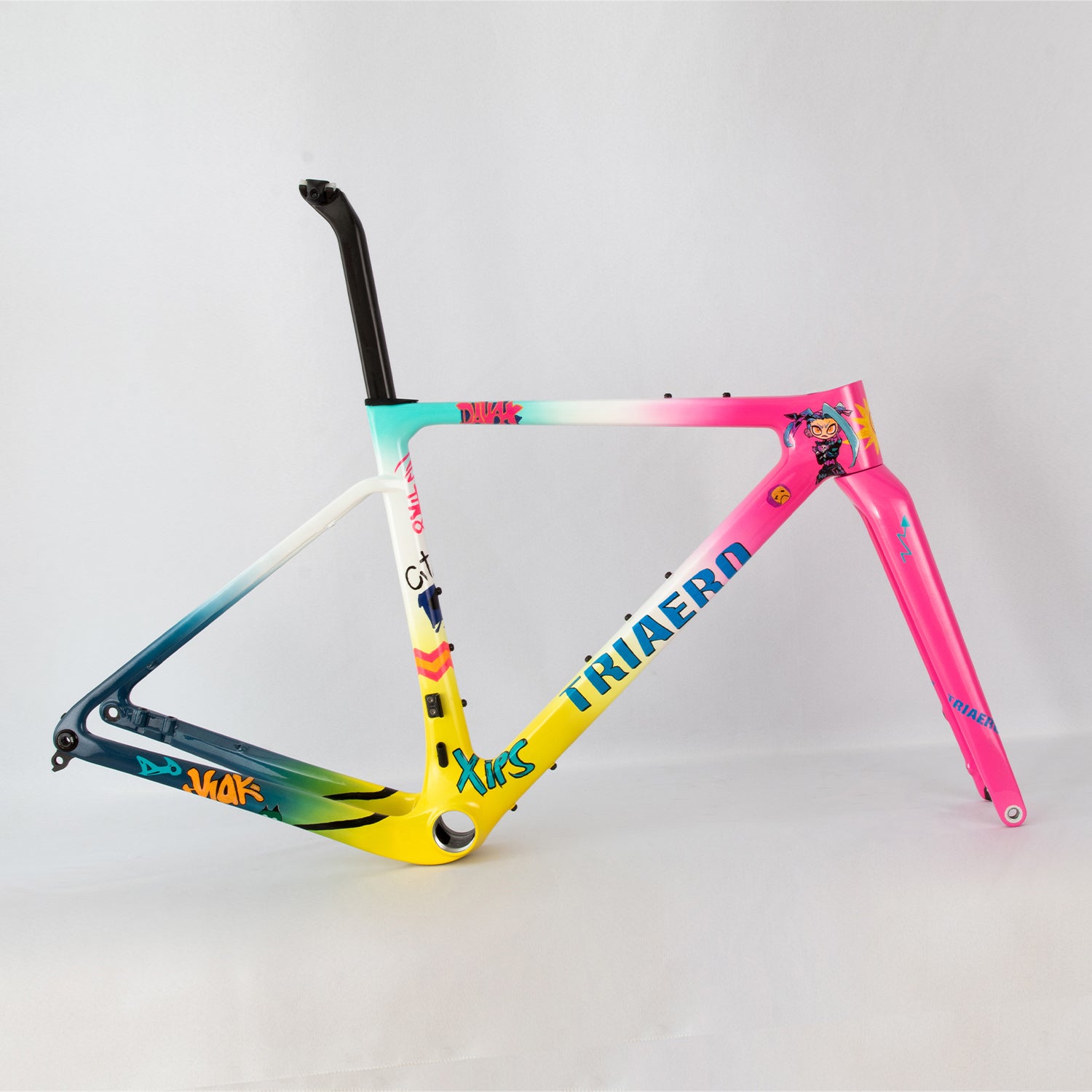 ICAN Graro カーボン グラベル バイク フレーム – ICAN サイクリング