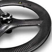 16 inch 349 3K Twill glossy Prismatic shape  rear wheel disc wheels