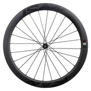 ICAN Road Disc Wheelset 50mm Clincher Tubeless Ready 25mm Wide Novatec 411/412SB hubs and Sapim CX Leader Round Spokes
