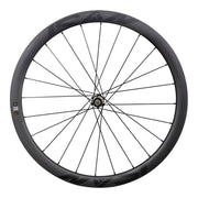 ICAN Road Disc Wheelset 40C Clincher Tubeless Ready 25mm Wide Novatec 411/412SB hubs and Sapim CX Leader Round Spokes