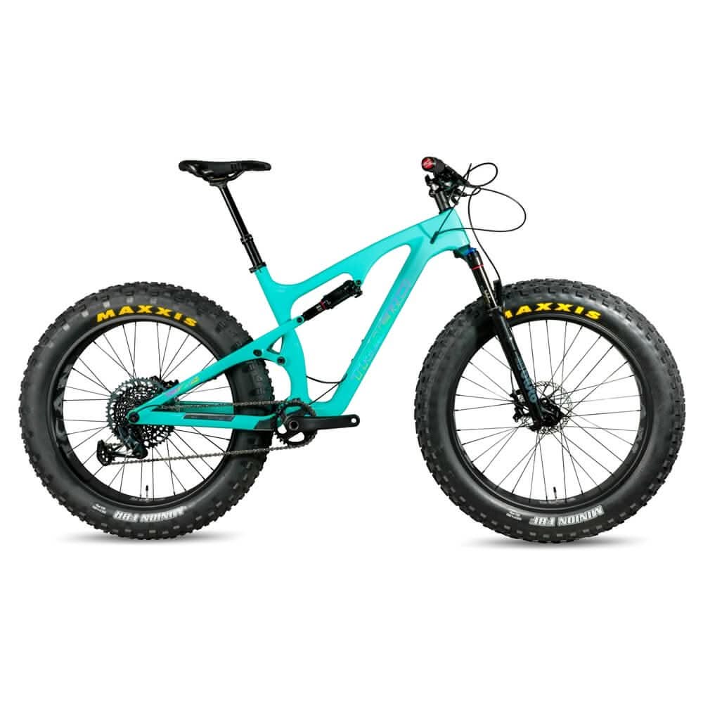 kinderfahrrad fatbike Erschwingliches türkisfarbenes vollgefedertes Fatbike SN04 – ICAN Cycling