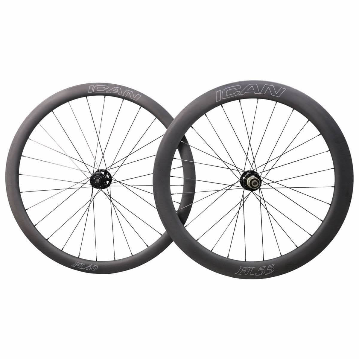 ICAN Wheels & Wheelsets Standardtitel 40 / 55mm Wheelset Disc Brake Fast & Light Series