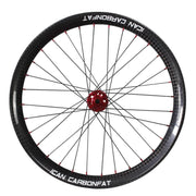 ICAN 26er Carbon Fat Bike Wheelset 65mm Clincher Tubeless Ready Powerway Hubs M74 Front 15x150mm Rear 12x190/197mm