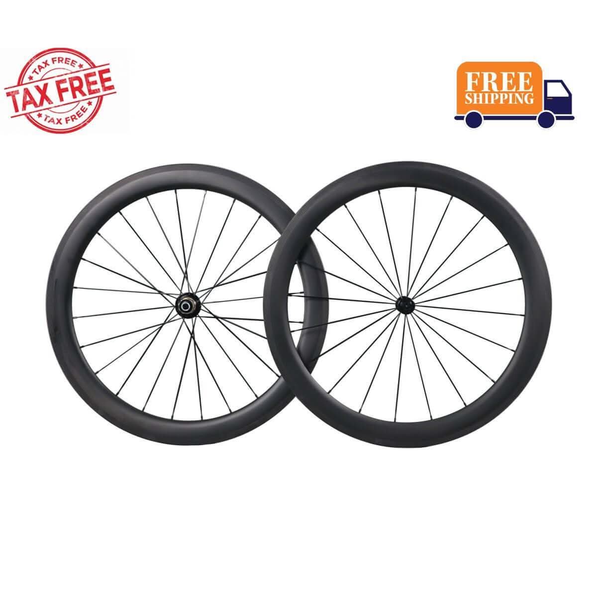 icancycling Wheels & Wheelsets Default Title 55mm Road Bike Wheelset Standard Hubs (Free Shipping and Taxes Free)