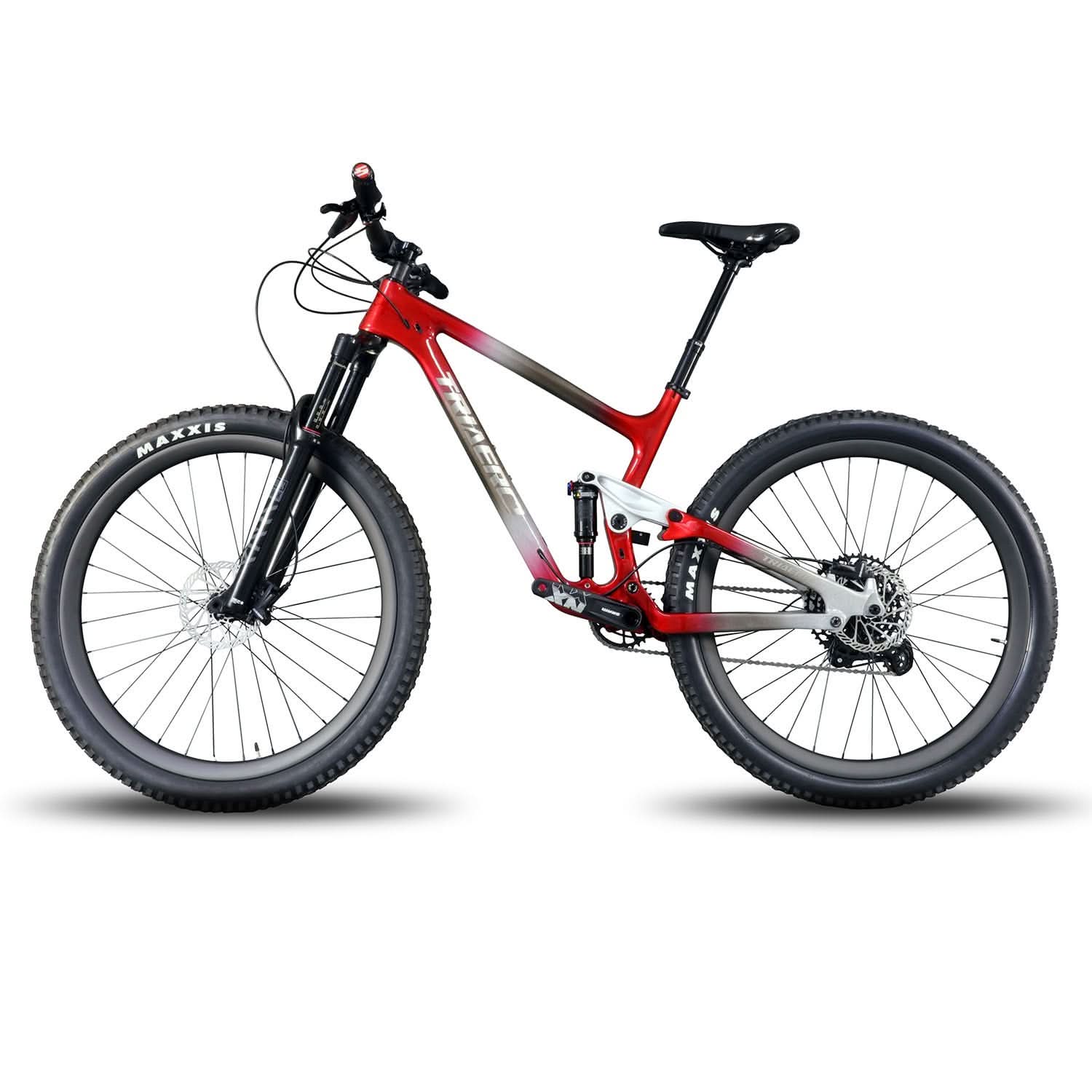 Triaero Carbon Trail Bike P1 Full Suspension 140mm Travel ICAN Cycling triaero-carbon-trail-bike-p1-full-suspension-140mm-travel-ican-cycling