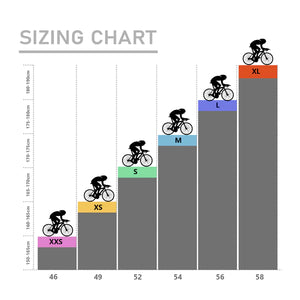 medida del tamaño de la bicicleta