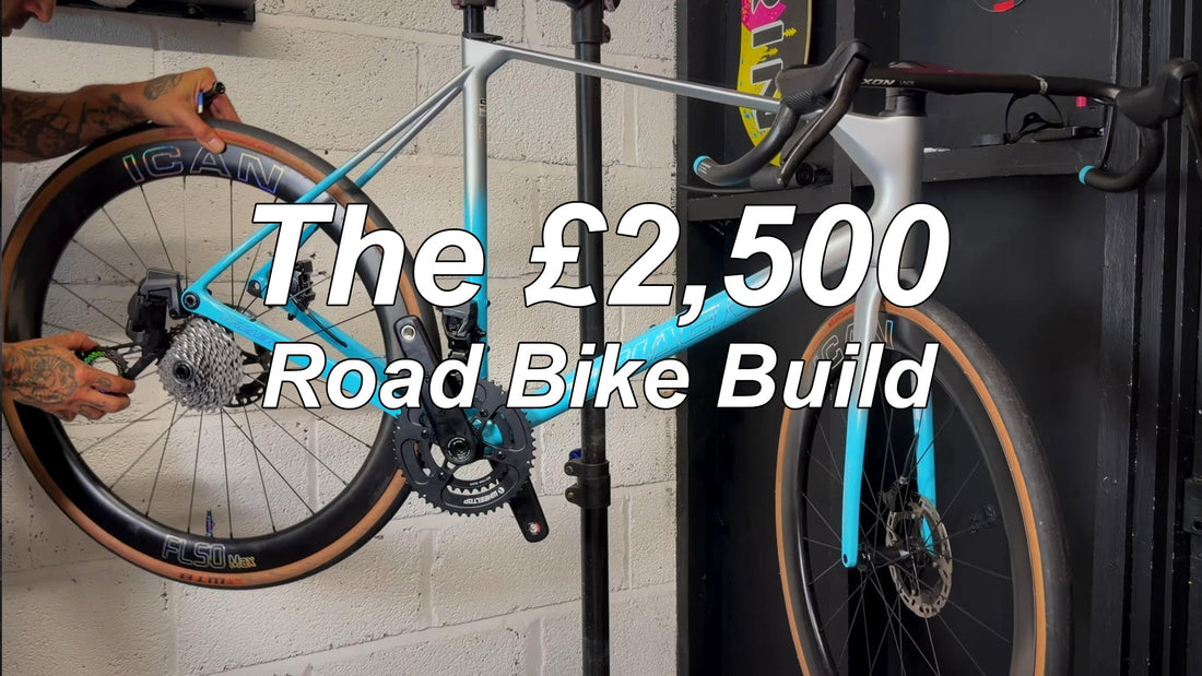 A high-end road bike Flyee costing £2,500 to build