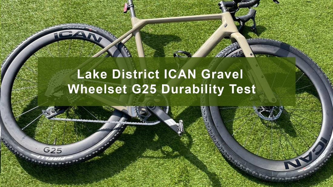 ICAN gravel wheelset G25 test by David Duffield of the Lake District