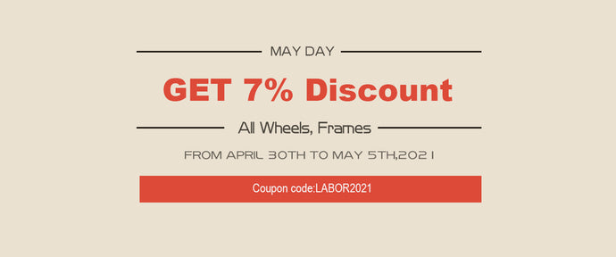 May Day - Get 7% Discount At ICAN Cycling
