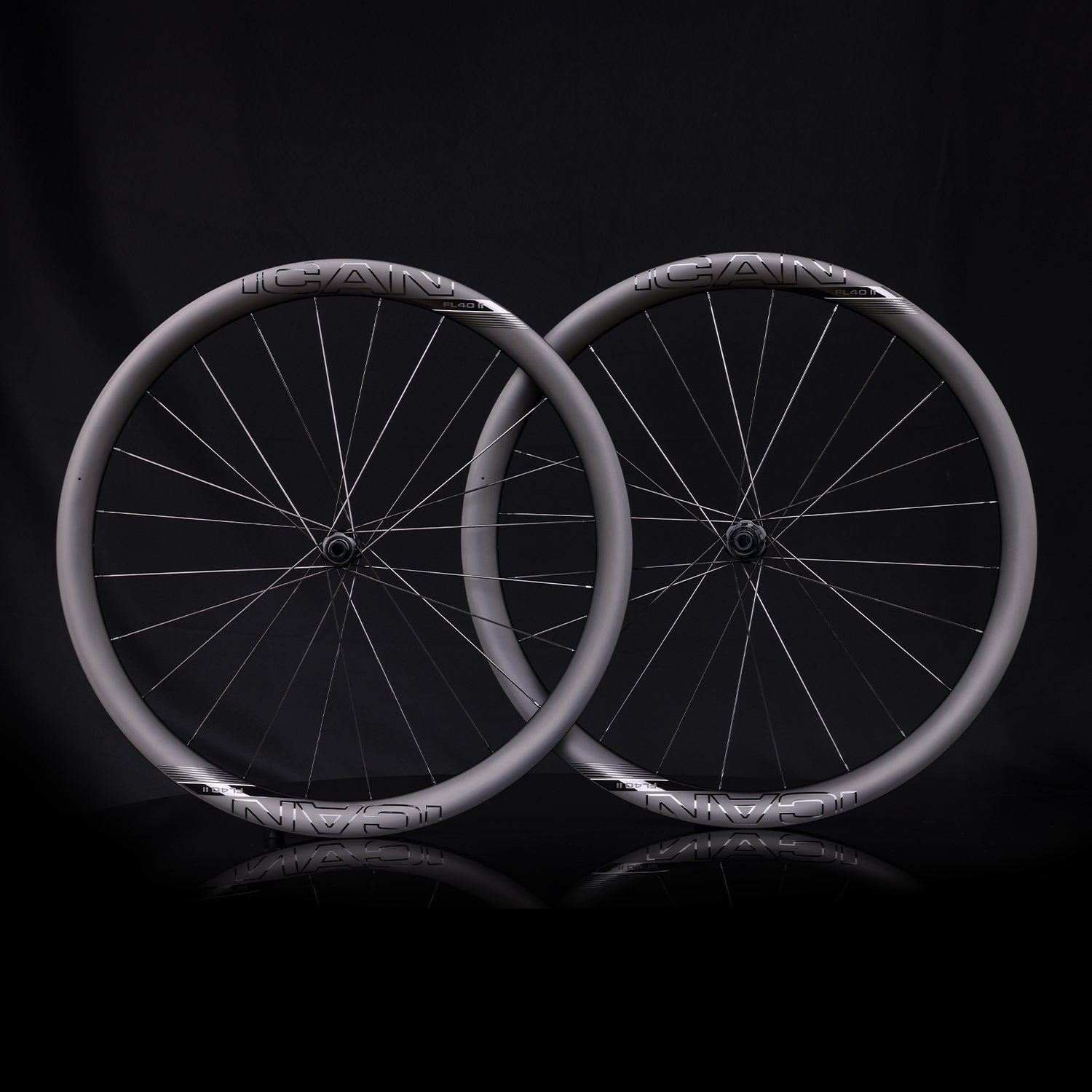 ICAN FL40 カーボンリム チューブレス FL40 Max ワイドリムロードカーボンホイール 「内幅23mm] – ICANJP