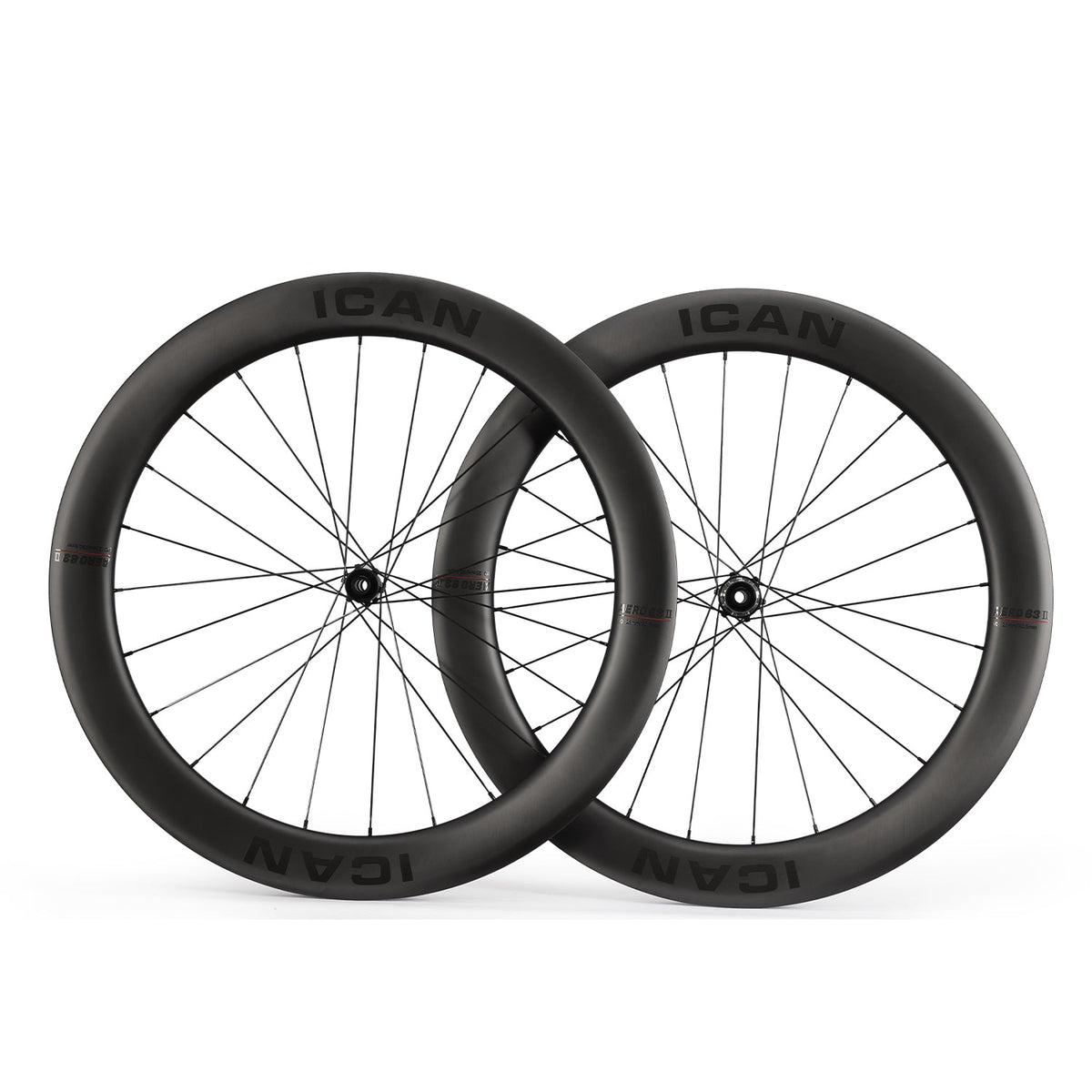 ICAN AERO 63 II disc wheels road bike wheels