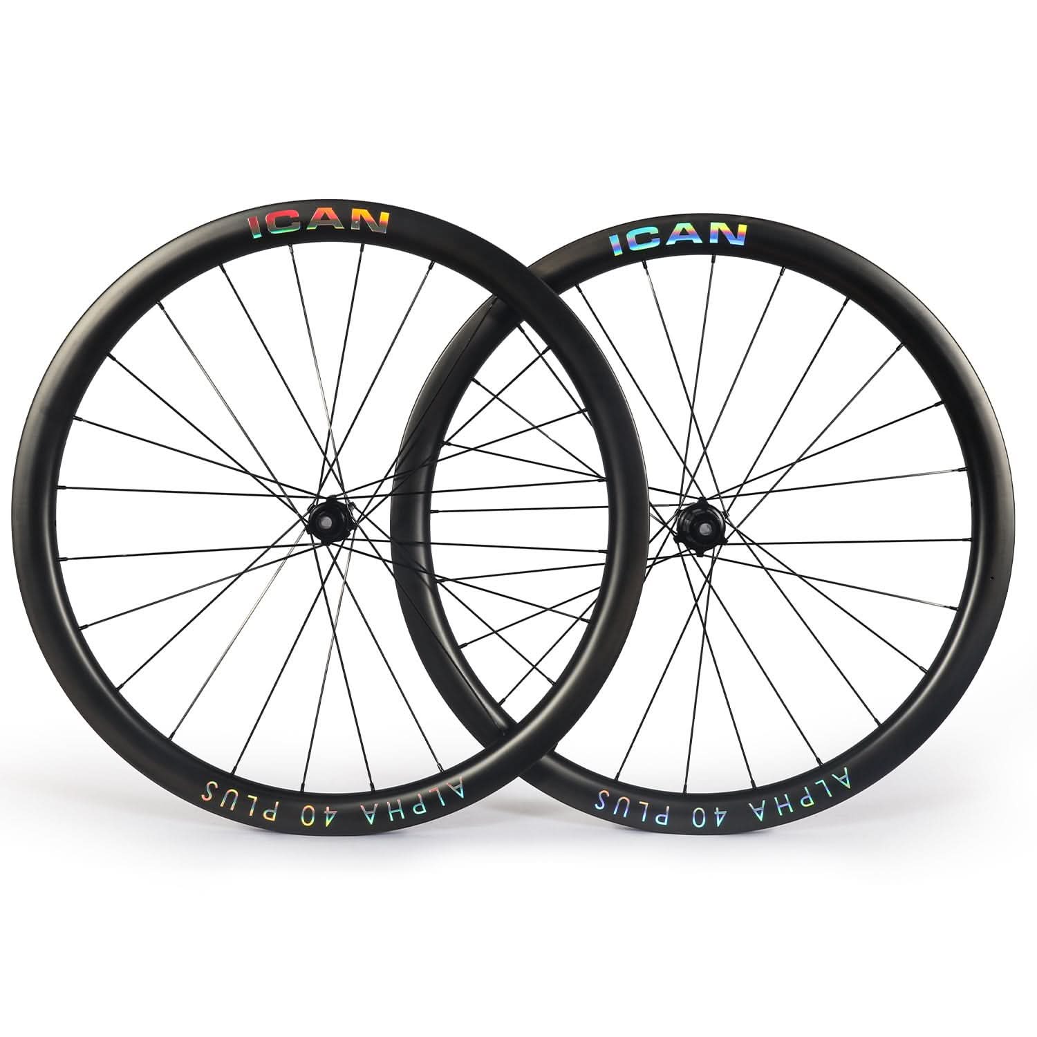 ICAN Alpha Plus Disc Carbon Road Wheels for Climbing – ICAN Cycling