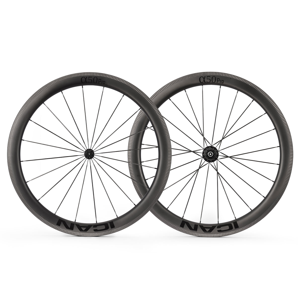 ICAN Alpha 50 pro rim brake wheels R11 hub