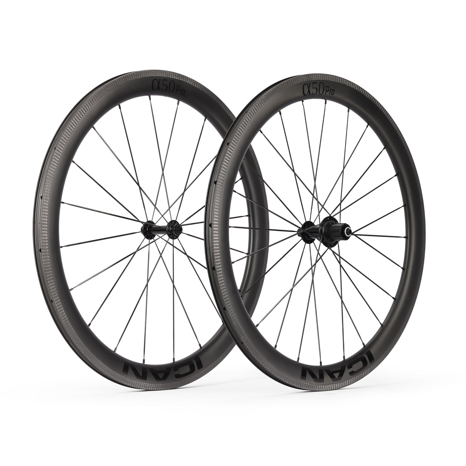 ICAN Alpha 50 pro rim brake wheels R11 hub