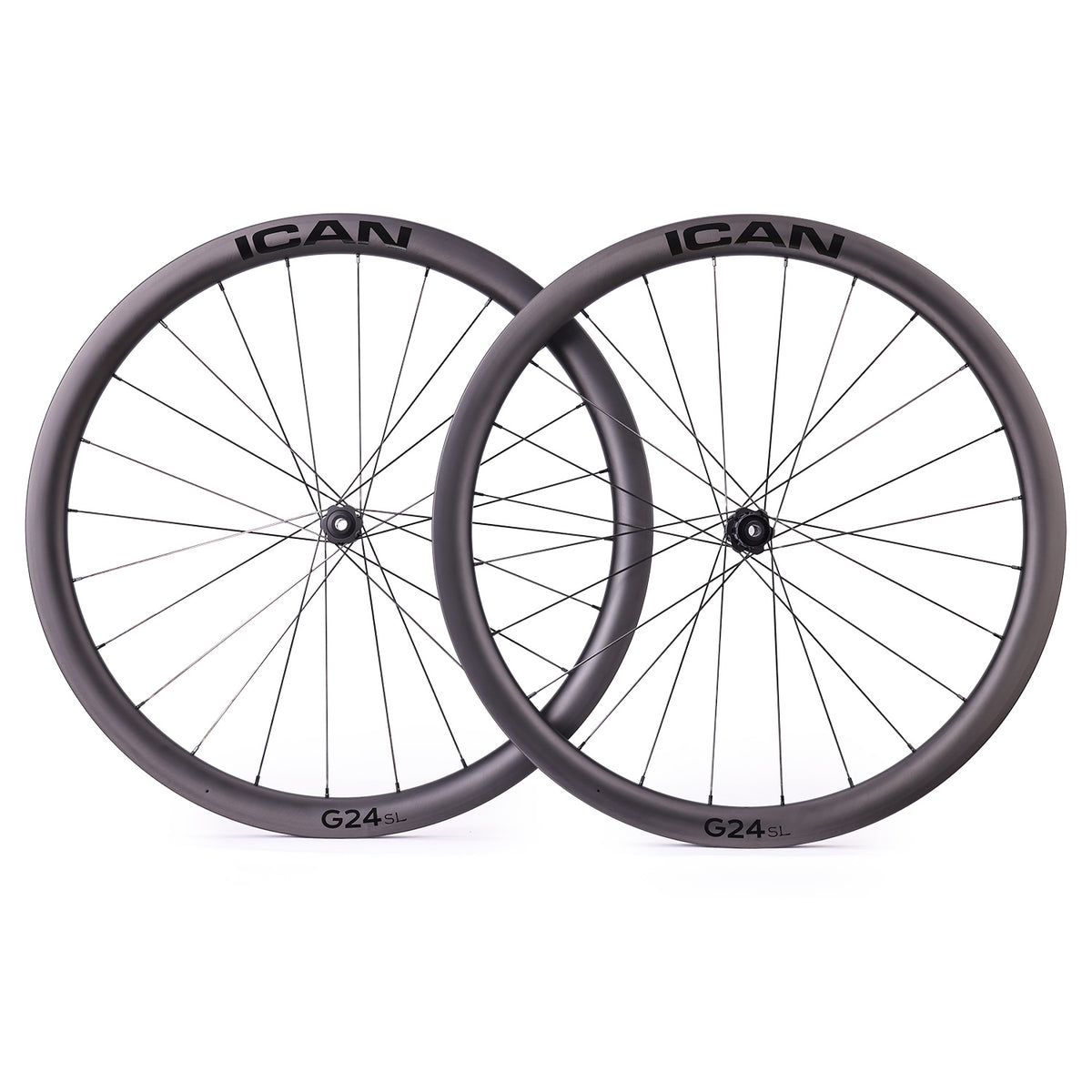 ICAN gravel wheels 700C G24 SL with DT Swiss hubs