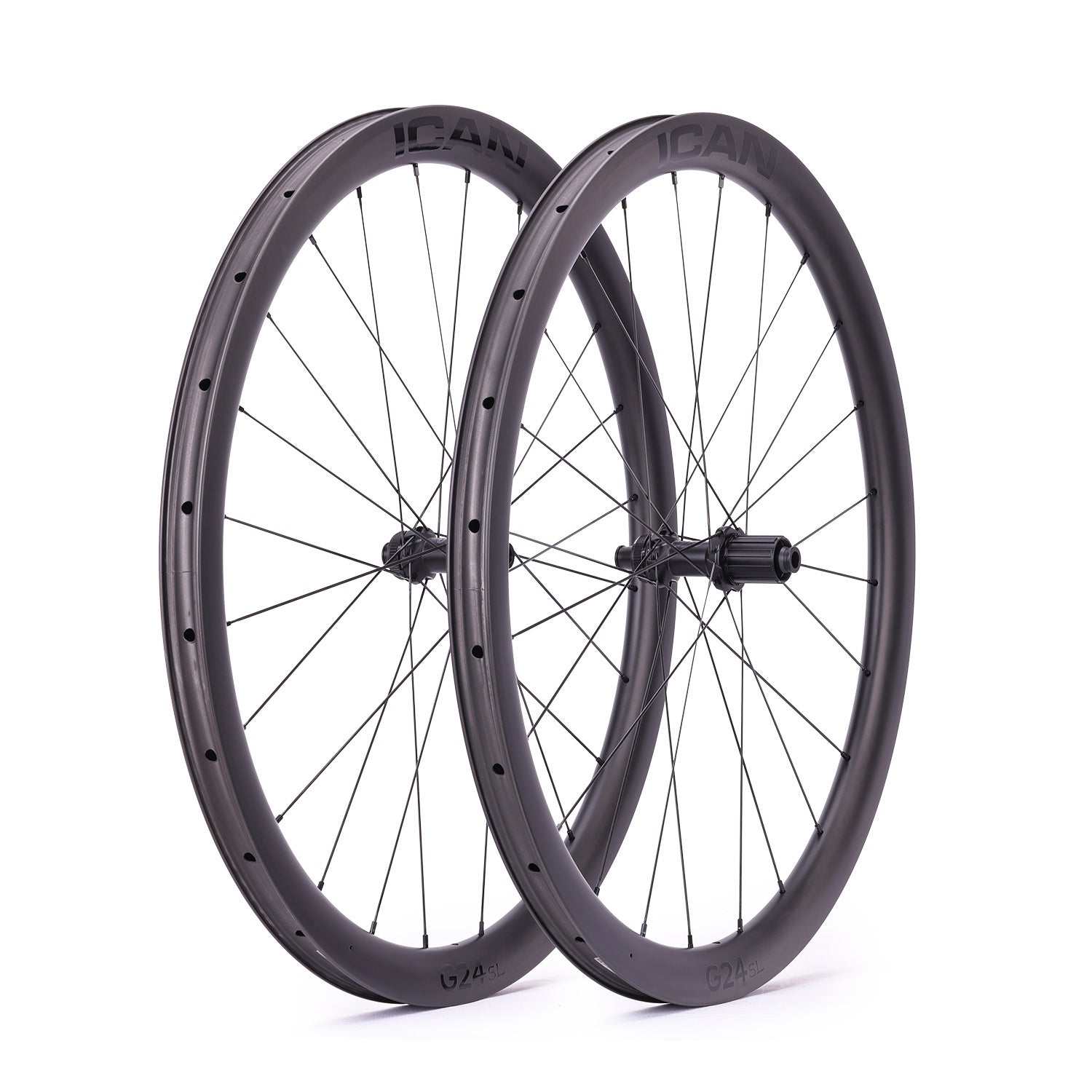 ICAN gravel wheels 700C G24 SL with DT Swiss hubs