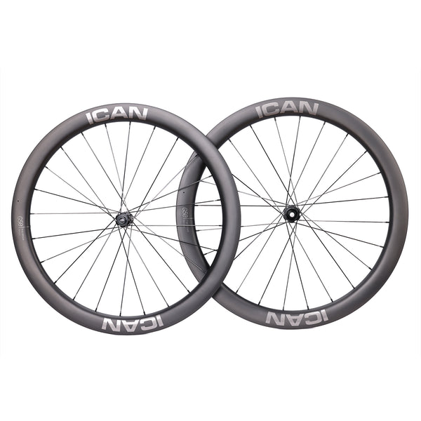 【お取り置き中】ICAN 50mmカーボンホイール ICAN(アイカン)DT Swiss AERO50plusディスク用ロードホイール