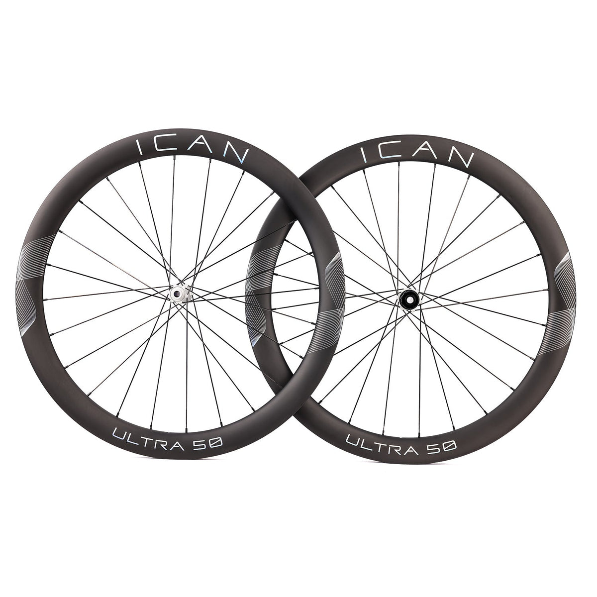 ICAN UTRA 50 disc road bike wheels with ceramic bearings