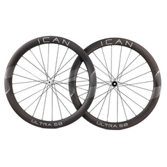 ICAN UTRA 50 disc road bike wheels with ceramic bearings