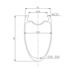 45mm Scheibenräder ohne Logo