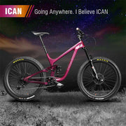 ICAN 29er Carbon Enduro Fahrrad Mountainbike P9 Regenbogenmalerei 150mm Federweg