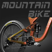 ICAN 29er Carbon Enduro Bike Bicicleta de montaña P9 Rainbow Painting 150mm Travel