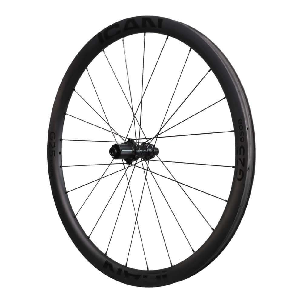 wheelset gravel bike ICAN 650B G25 carbon gravel wheels Shimano 11.12S/Sram 10.11S