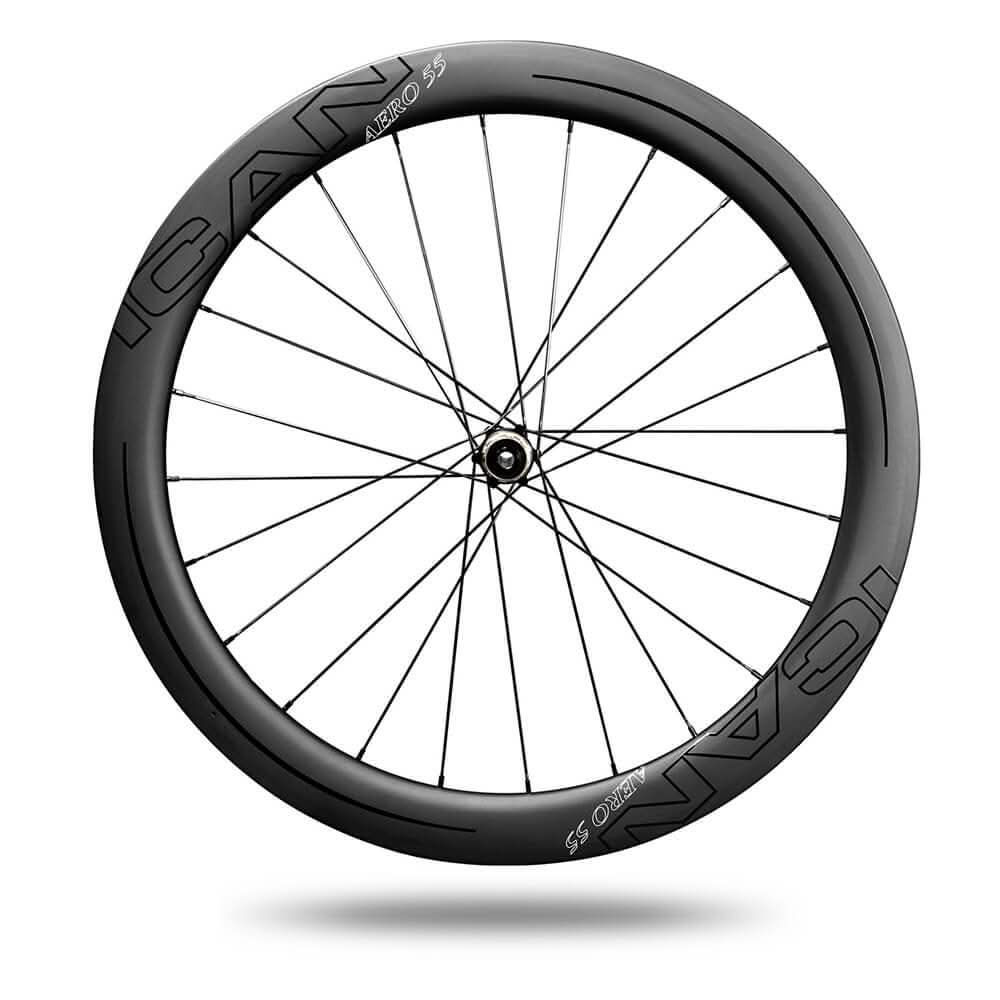 The Best 55mm depth Carbon Road Bike Disc Wheels In China ICAN Cycling