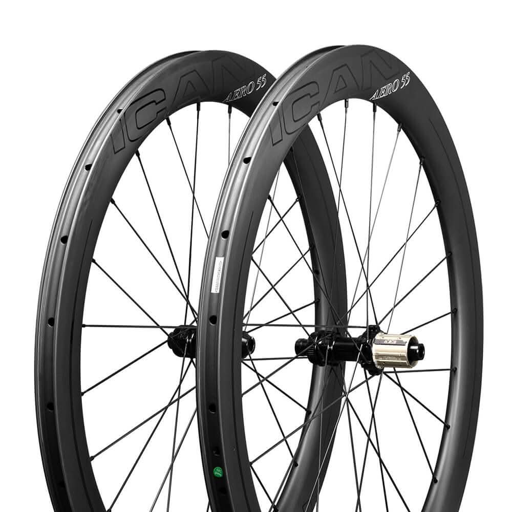 The Best 55mm depth Carbon Road Bike Disc Wheels In China ICAN Cycling