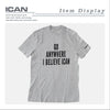 Camiseta de manga corta ICAN