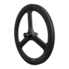 ICAN Carbon 20 Zoll 3-Speichen-Radsatz für BMX-Fahrrad / Faltrad / Rennrad Clincher Tubeless Ready