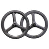 ICAN Carbon 20 inch 3 Spoke Wheelset for BMX bike /Folding bike/Road bike Clincher Tubeless Ready 