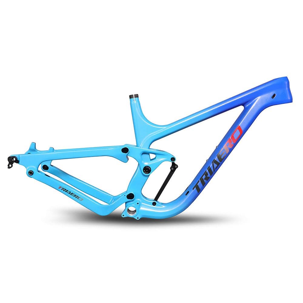 fahrradrahmen vollgefedert Bester vollgefederter Carbon-Enduro-MTB-Rahmen mit 150 mm Federweg P9 – ICAN Cycling