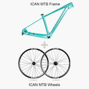 Cuadro rígido+Ruedas MTB|Construcción de bicicleta rígida de carbono