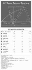 29er Carbon-Hardtail-Boost-Rahmen M27 US