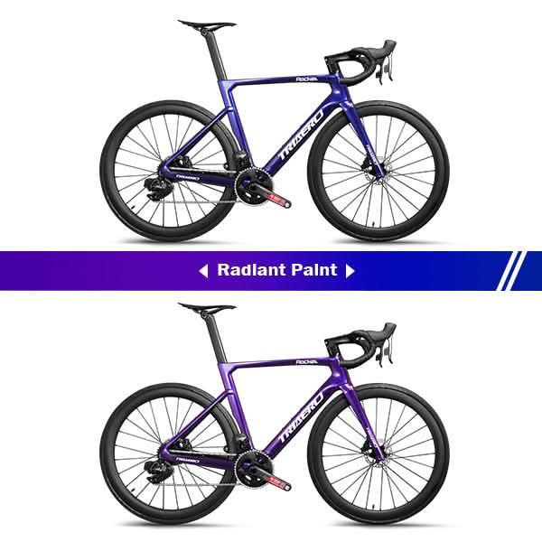radiant rennrad Das beste Carbon-Rennrad mit Scheibenbremse A9 mit SRAM FORCE ETAP AXS-Gruppen – ICAN Cycling