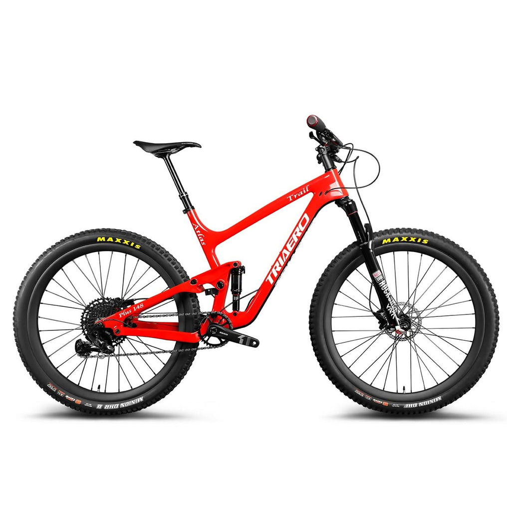 ICAN 27.5 plus Trail Bike Red P1