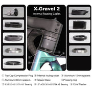 Bici X-Gravel con percorso interno aggiornato