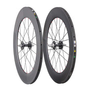 ICAN Ruedas y juegos de ruedas Clincher con logotipos Juego de ruedas de bicicleta de pista de 88 mm