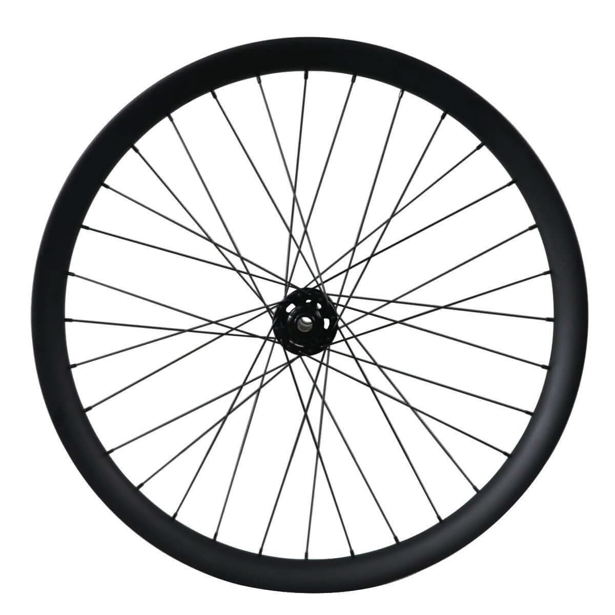 ICAN Carbon Fat Bike Wheelset with Powerway Hubs 50mm Width