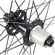 Paire de roues de vélo de montagne ICAN 27.5er AM / Enduro carbone jante 35mm / 40mm moyeux Powerway M81 larges