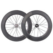 Ruedas y juegos de ruedas ICAN Tubular sin logotipos Juego de ruedas de bicicleta de pista de 88 mm