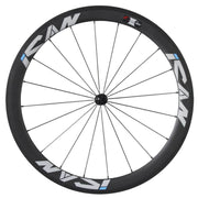 icancycling Wheels & Wheelsets UDM mit schwarzen Naben 50mm Clincher Carbon Rennrad-Radsatz mit Sapim-Speichen (versandkostenfrei und steuerfrei)