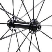 icancycling Roues et roues UDM avec moyeux noirs Paire de roues de vélo de route en carbone à pneu de 50 mm avec rayons Sapim (livraison gratuite et sans taxes)
